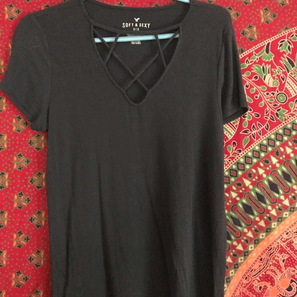 American Eagle Soft and Sexy Ribbed TShirt! - Picture 2 of 2
